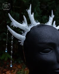 Image 3 of Ice Crystal Antler Headpiece