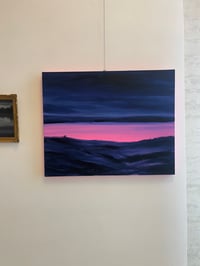 Image 1 of For Me, It’s Balaton - mixed media on canvas, 80x100 cm