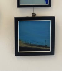 Image 1 of My Budapest- The Buda Castle - cranes - '25 - oil pastell on canvasboard, framed