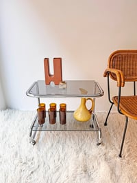 Image 4 of CAMARERA MESITA AUXILIAR CROMADA, AÑOS 70