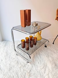 Image 1 of CAMARERA MESITA AUXILIAR CROMADA, AÑOS 70