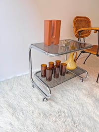 Image 3 of CAMARERA MESITA AUXILIAR CROMADA, AÑOS 70