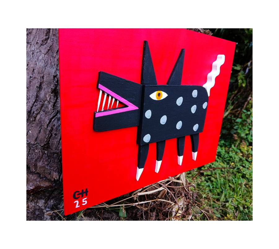 Image of DOGGY WITH A CURLY TAIL