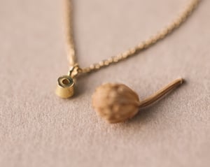 Image of 18ct yellow gold 2.0mm rose-cut diamond necklace - with milled edge setting