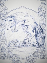 Image 4 of Renard polaire carte postale/Arctic fox postcard