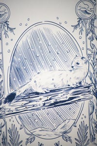 Image 3 of L'Hermine carte postale/The ermine postcard