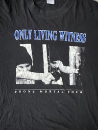 Image 2 of Vintage Only Living Witness Prone To Mortal Form Tour Shirt 