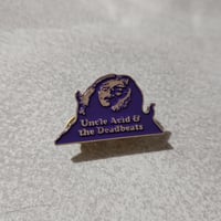 Uncle Acid & the Deadbeats pin (purple)