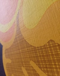 1960s Vintage Sanderson Wallpaper Roll - Flower Power Hippie Groovy Sixties - (Single Roll) – detail view 4