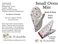 Image 7 of Quilted TRENDY Oven Mitt SEWING Pattern - PDF Download