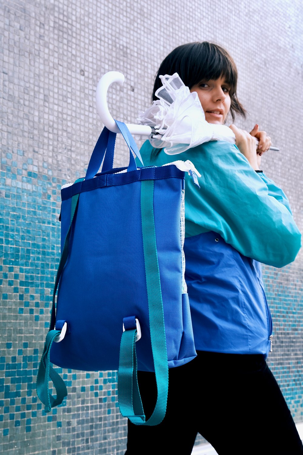 Image of Ghost bag bleu royal / vert