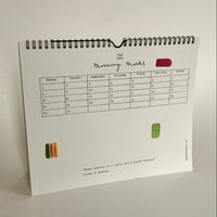 Image 3 of 2026 Morning Marks calendar - watercolour activity calendar to encourage mindful painting
