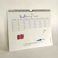 Image 2 of 2026 Morning Marks calendar - watercolour activity calendar to encourage mindful painting