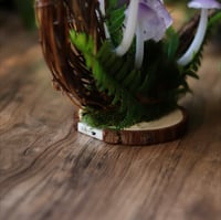 Image 5 of Glowing Fungi standing moon decor - amethyst