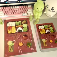 Image 1 of [NEW] Smiski Bento Print