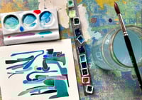 Image 5 of 2026 Morning Marks calendar - watercolour activity calendar to encourage mindful painting