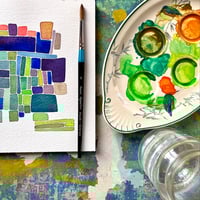 Image 6 of 2026 Morning Marks calendar - watercolour activity calendar to encourage mindful painting
