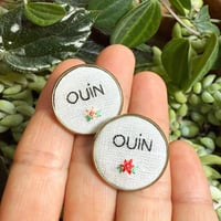 Paire de broches "ouin ouin" #2