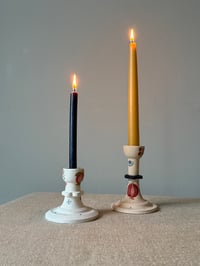 Image 1 of Small White Candle Stick