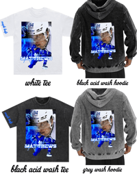 Image 3 of Auston Matthews Acid Wash Tee