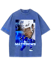 Image 2 of Auston Matthews Acid Wash Tee