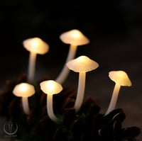 Image 3 of Glowing Fungi pine cone decor - large