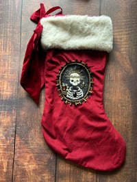Image 2 of Embellished Xmas Stocking Rounded Trim (A)
