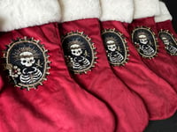 Image 4 of Embellished Xmas Stocking Rounded Trim (A)