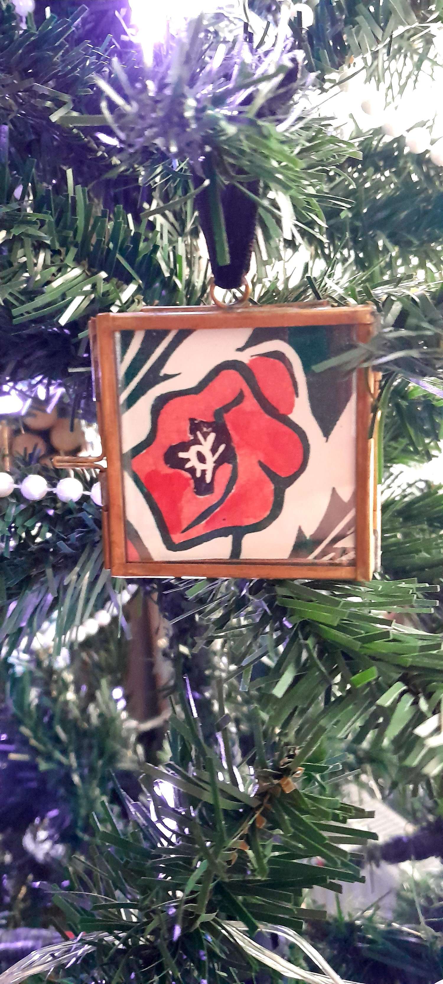 Mini-Masterpiece in a Brass Frame