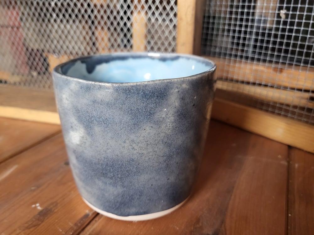 Grey Feather handleless cups