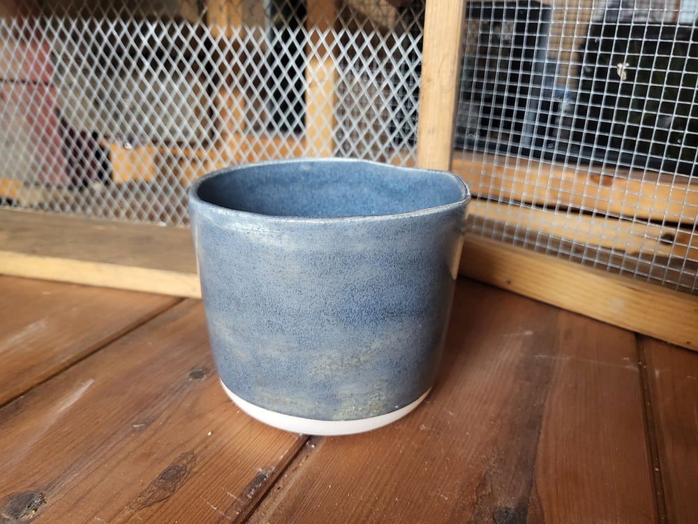 Grey Feather handleless cups