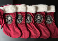 Image 1 of Embellished Xmas Stocking Rounded Trim (A)