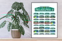 Image 5 of Philadelphia Street Sign Art Print: City Wall Decor (Digital Download)