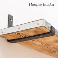 Rustic shelf brackets 