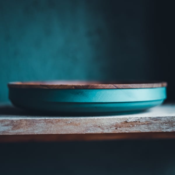 Image of Porthleven Plate - Teal