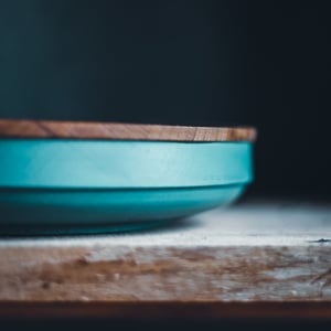 Image of Porthleven Plate - Teal