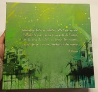Image 1 of Poeme sur toile (painting on canvas)