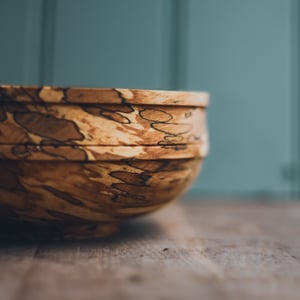 Image of Pentire Bowl - Natural Spalted Beech
