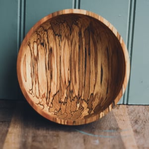 Image of Pentire Bowl - Natural Spalted Beech
