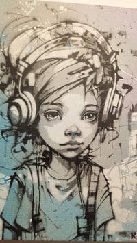 Image 3 of Génération des espoirs - portrait Sally (painting on canvas)