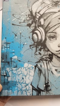 Image 4 of Génération des espoirs - portrait Sally (painting on canvas)