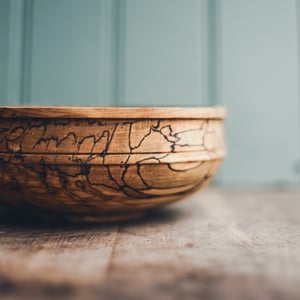 Image of  Large Pentire Bowl - Natural Spalted Beech