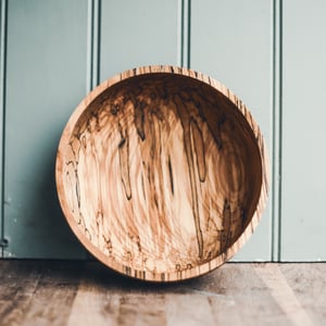 Image of  Large Pentire Bowl - Natural Spalted Beech