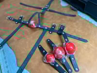 Image 3 of Leather Training Harness Gag - Interchangeable System - Style 2 (Updated Version)