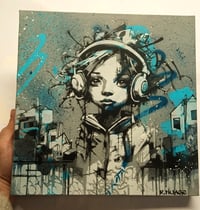 Image 1 of Génération des espoirs - portrait Marie (painting on canvas)