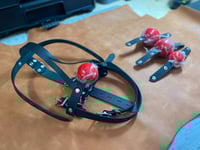 Image 4 of Leather Training Harness Gag - Interchangeable System - Style 2 (Updated Version)