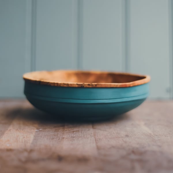 Image of Large Pentire Bowl - Teal