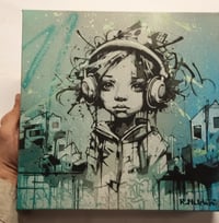 Image 1 of Génération des espoirs - portrait Marie variation (painting on canvas)