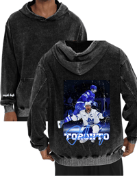 Image 2 of John Tavares "Johnny Toronto" Acid Wash Hoodie