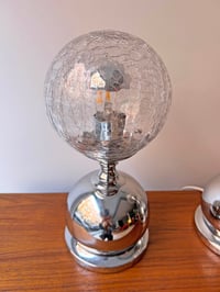 Image 5 of PAREJA DE LÁMPARAS CROMADAS DE MESILLA, AÑOS 70